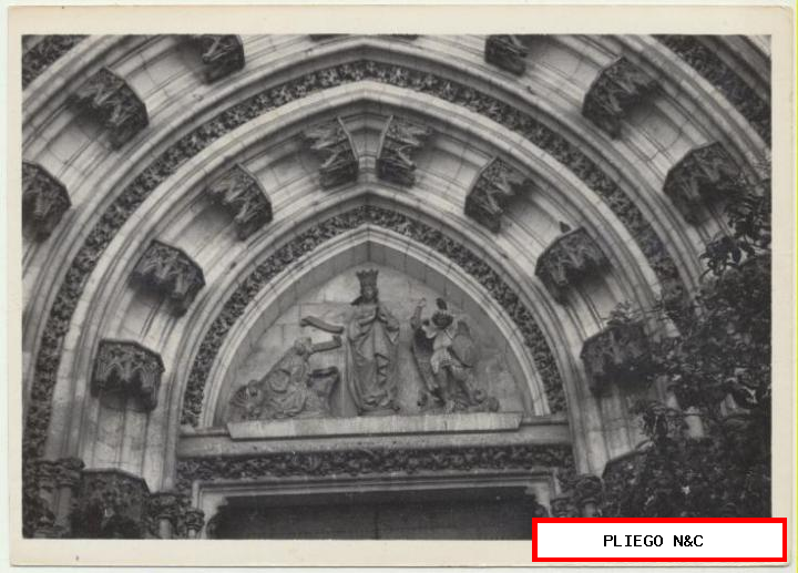 fotografía (9x12) la catedral. Fotógrafo Agudelo. Años 70