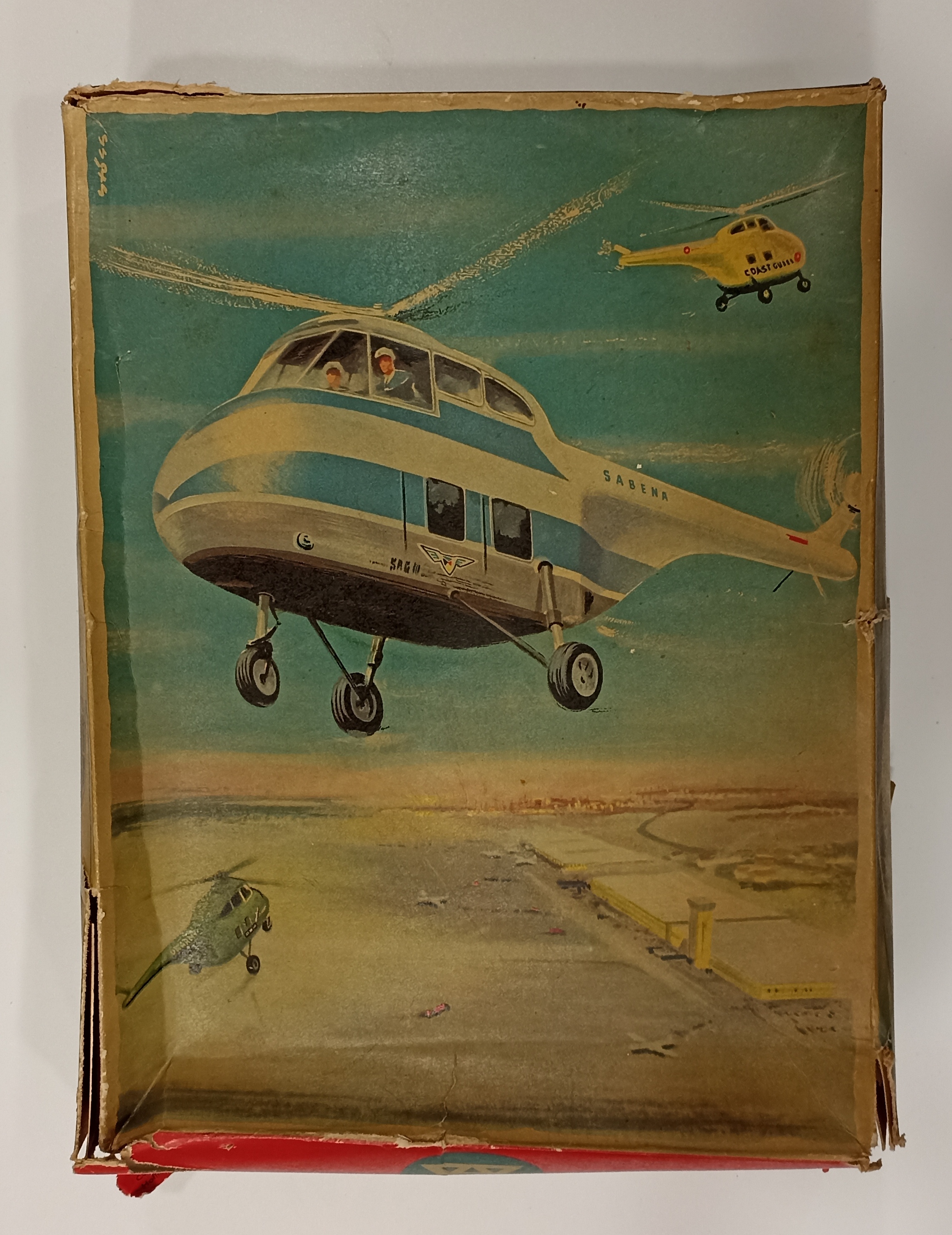 Antiguo Helicóptero Arnold Sabena. Helibus Mod. 5100. Muy interesante