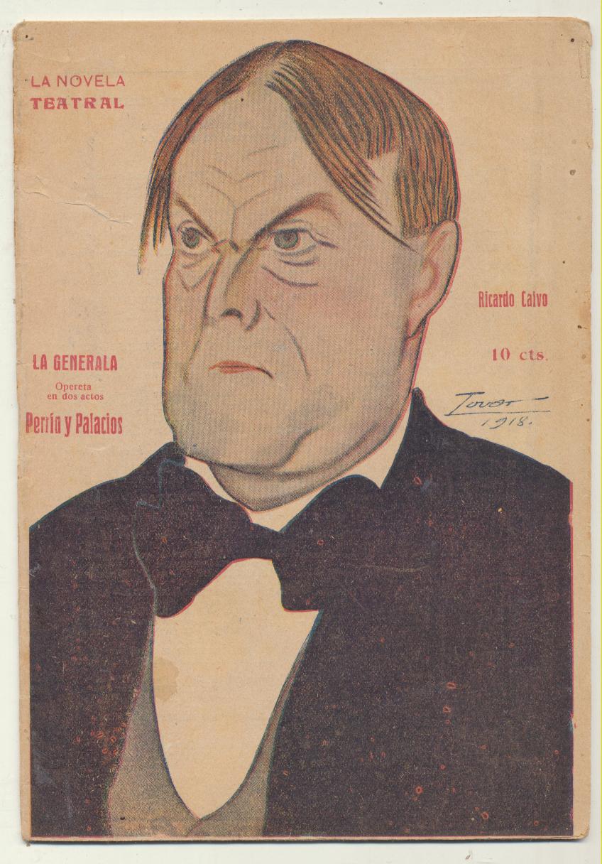 La Novela Teatral nº 89. La Generala por Perrín y Palacios. 1918