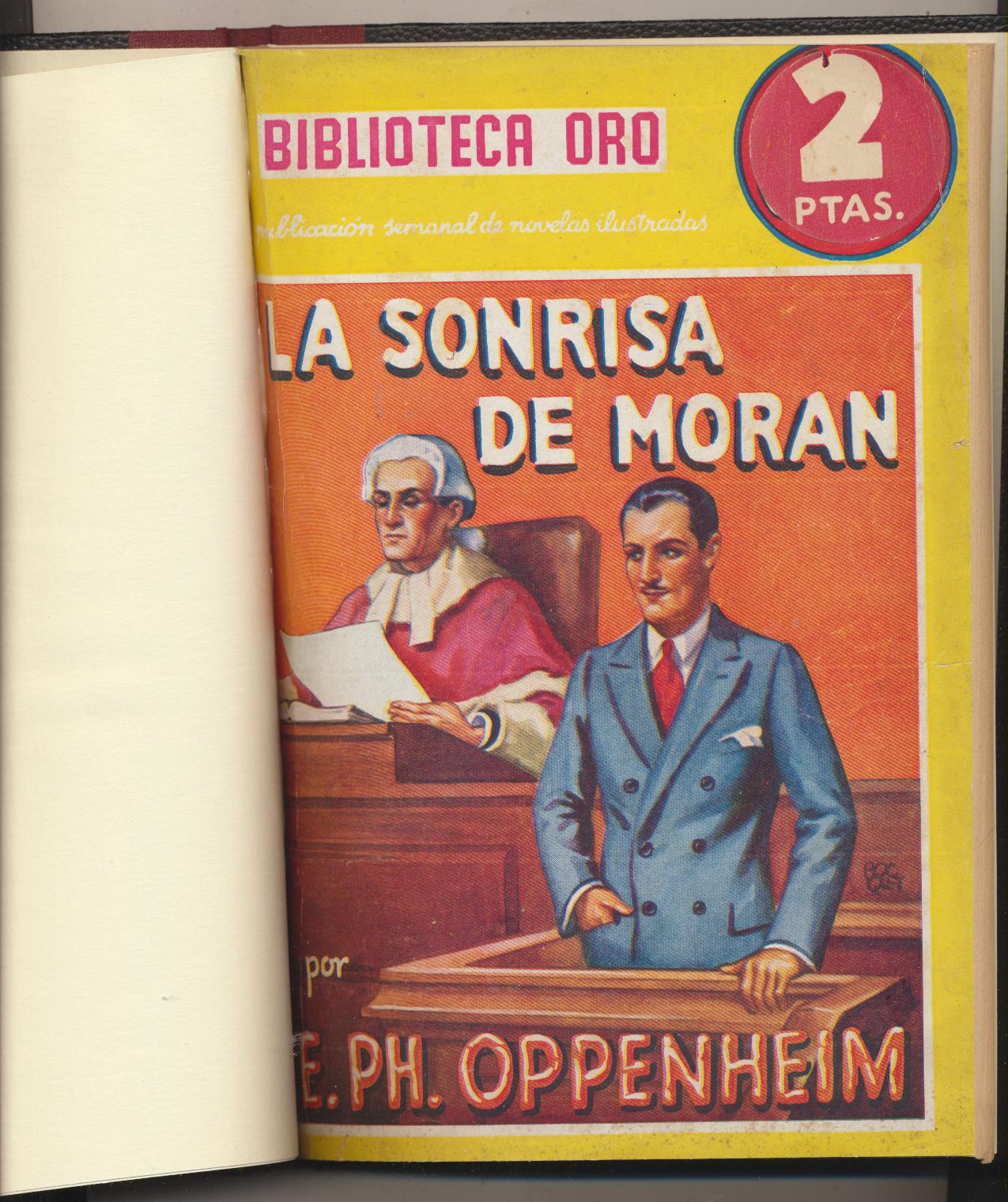 Biblioteca Oro nº 27. La sonrisa de Moran por E. Ph. Oppenheim
