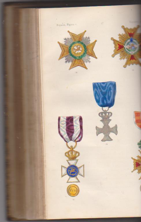 Historia Trajes y Condecoraciones de todas las Órdenes de Caballería e Insignias de Honor