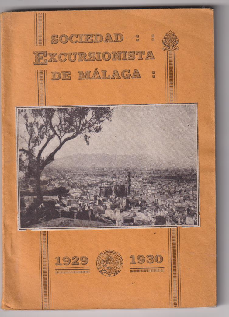 Sociedad Excursionista de Málaga 1929-1930. Índice Ilustrado de Excursiones