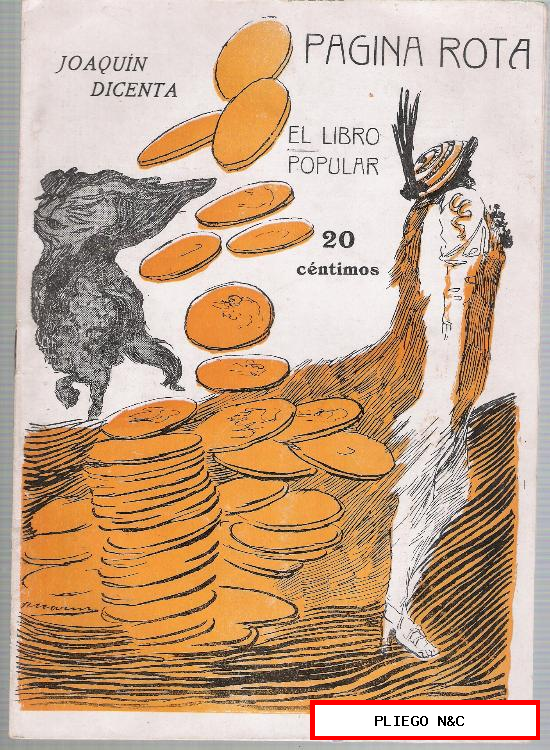El Libro Popular nº 35. Página Rota por Joaquín Dicenta. año 1913