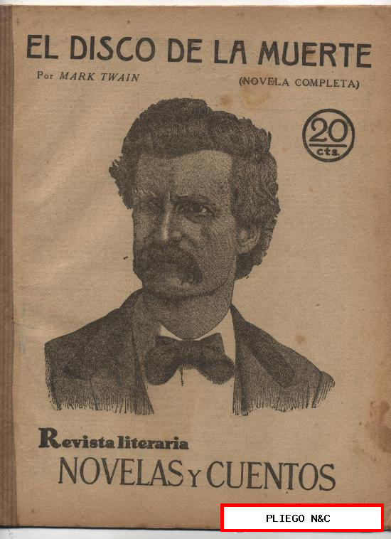 Revista Literaria. Novelas y Cuentos nº 49. El disco de la muerte. Año 1929