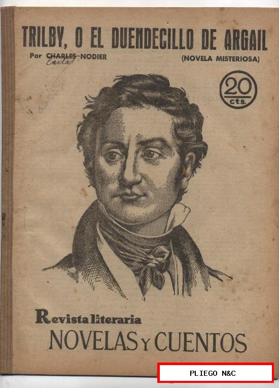 Revista Literaria. Novelas y Cuentos nº 85. Trilby, o el Duendecillo de Argail. Año 1930