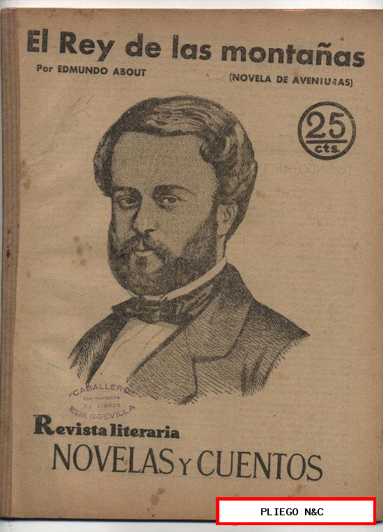 Revista Literaria. Novelas y Cuentos nº 115. El Rey de las montañas. Año 1931
