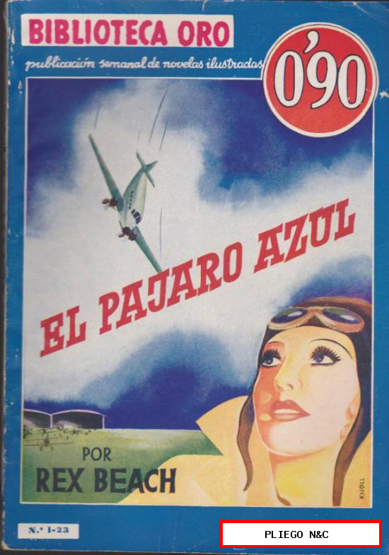 Biblioteca Oro nº 23. El Pájaro Azul. 1ª Edición Editorial Molino 1935
