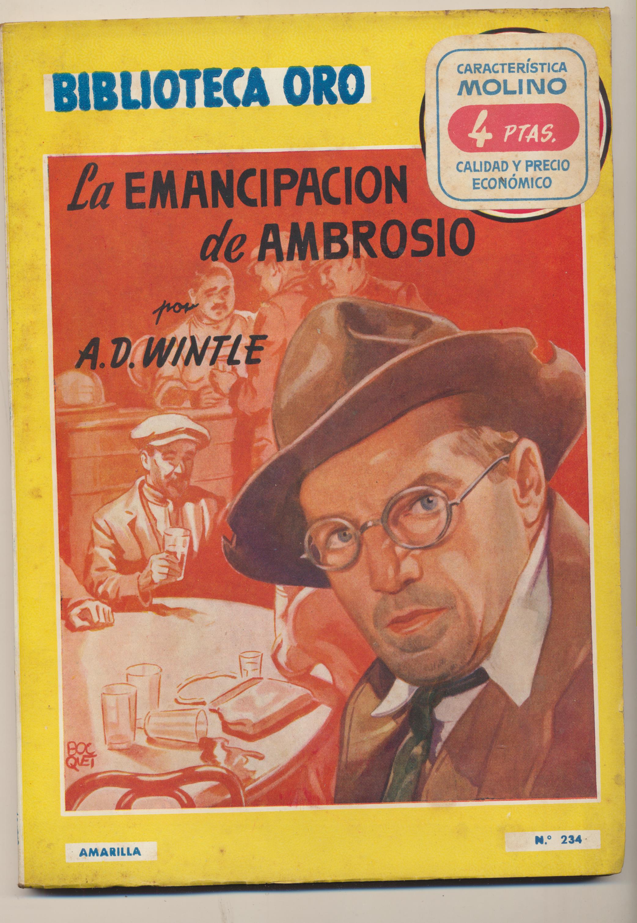 Biblioteca Oro nº 2234. A.D.Wintle. La emancipación de Ambrosio. Molino 1948