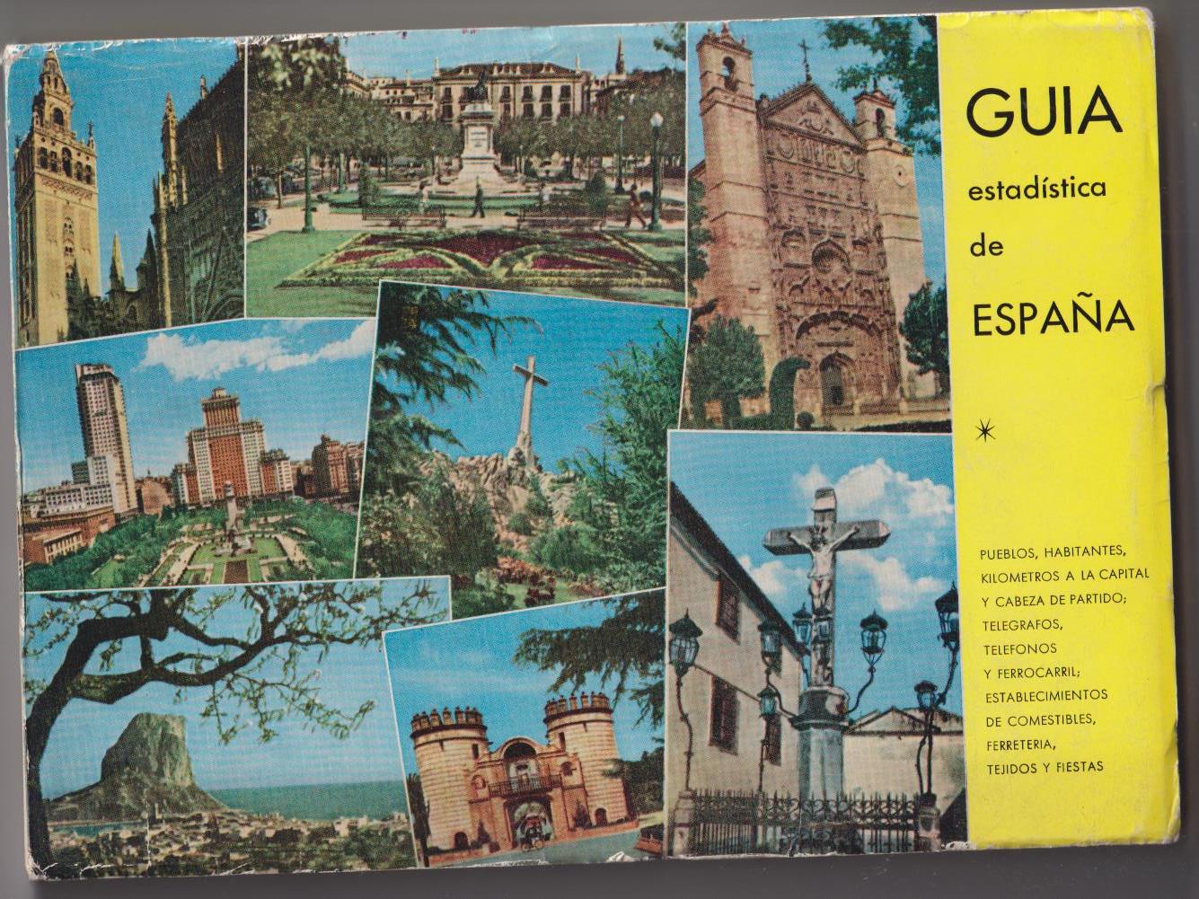Guía Estadística de España. 1ª Edición Triana 1965. (16x22) Tapas blandas, 565 Páginas