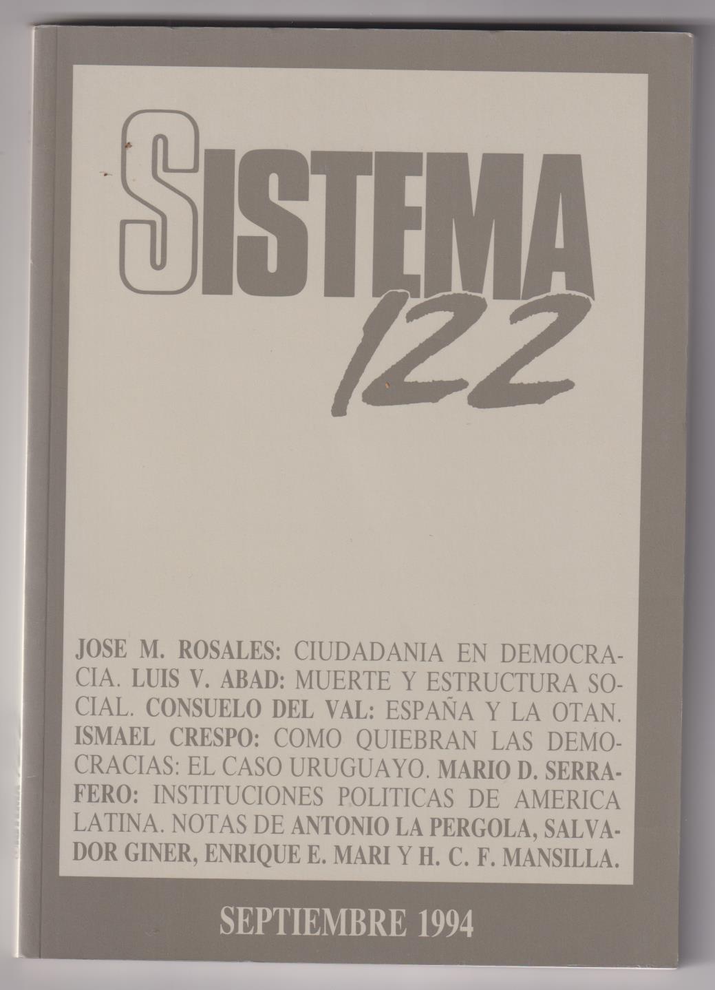 Sistema 122. Septiembre 1994. SIN USAR