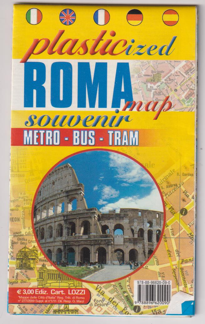 Roma Map Souvenir.