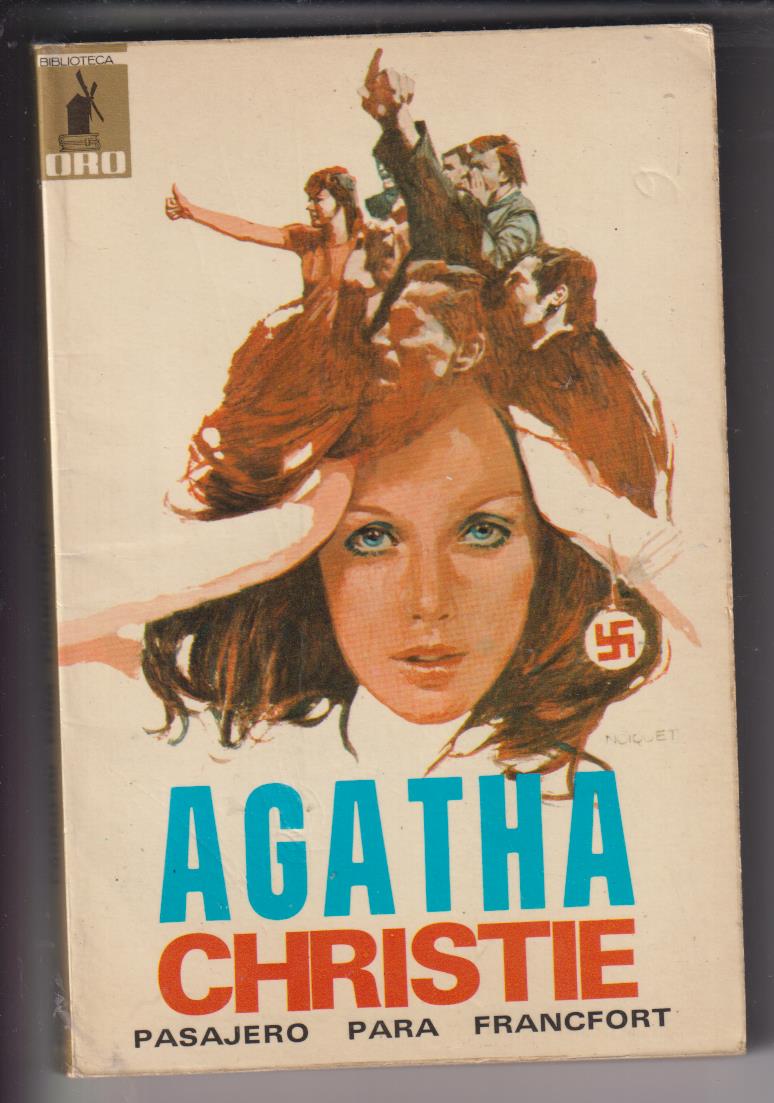 Biblioteca Oro nº 641. Agatha Christie. Pasajeros para Fráncfort. Molino 1971