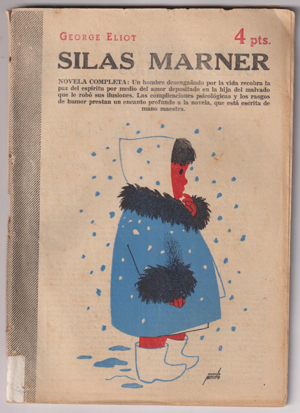 Revista Literaria Novelas y Cuentos nº 1220. Silas Marner por Georges Eliot. Año 1956
