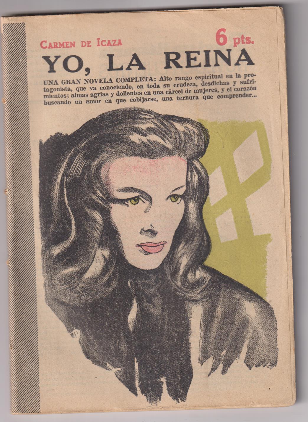 Revista Literaria Novelas y Cuentos nº 1243. Yo, La Reina por Carmen de Icaza, año 1955