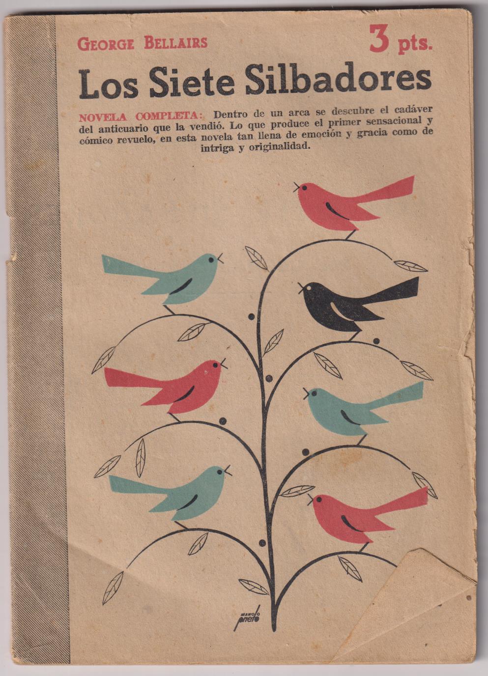 Revista Literaria Novelas y Cuentos nº 1020. Los siete Silbadores por George Bellair, año 1950