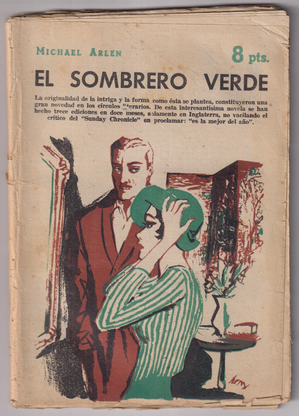 Revista Literaria Novelas y Cuentos nº 1441. Michael Arlen. El sombrero verde. Año 1958