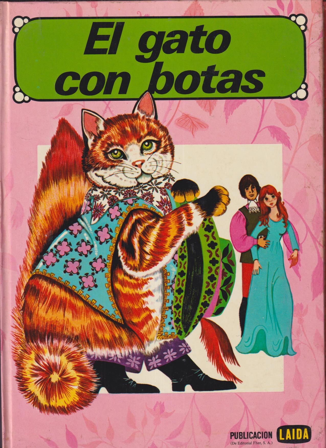 El Gato con bota. Laida (Fher) 1975. Tapas duras (30x22,5 cms.)