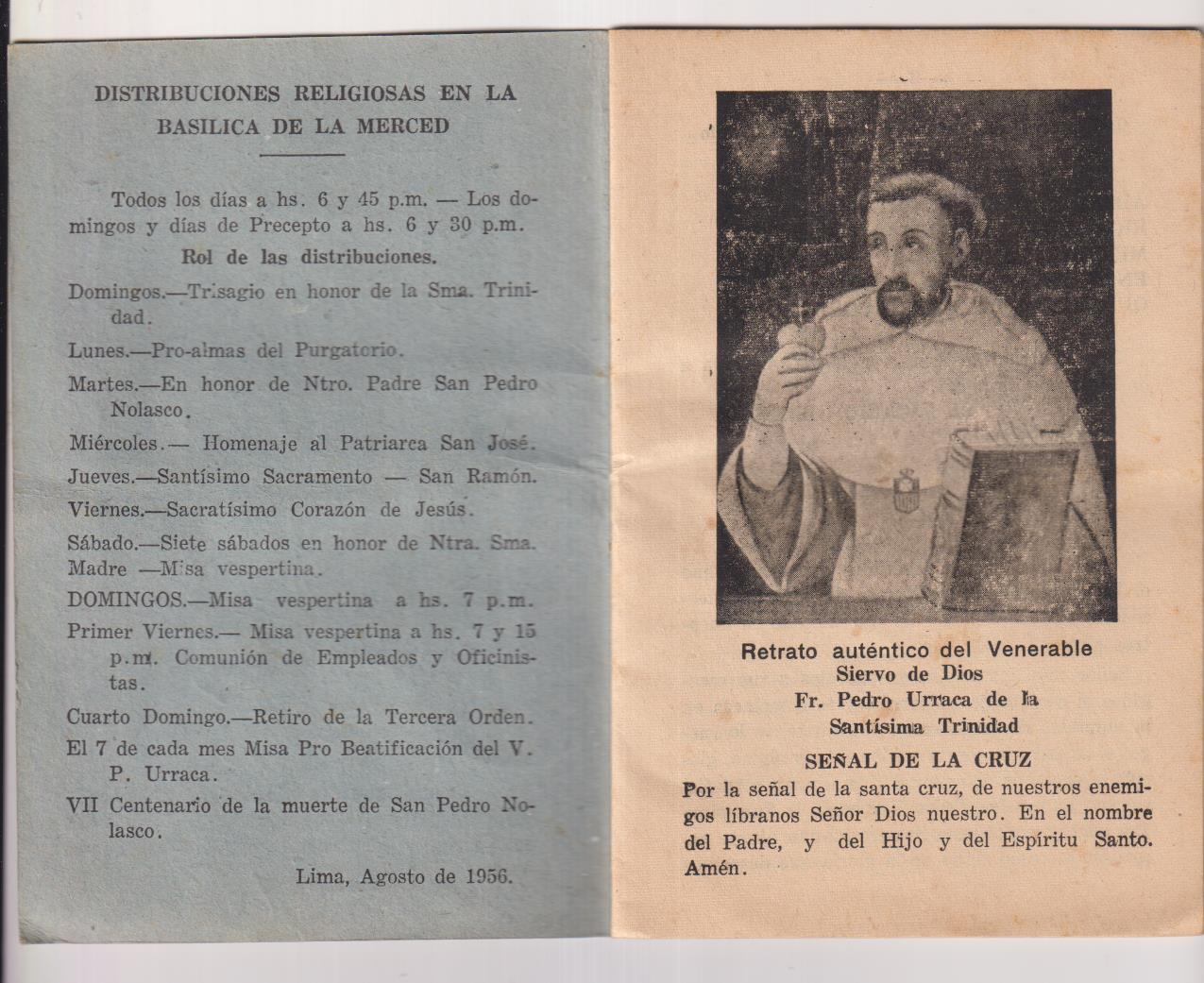 Basílica de nuestra Señora de la merced. Lima, Agosto de 1956