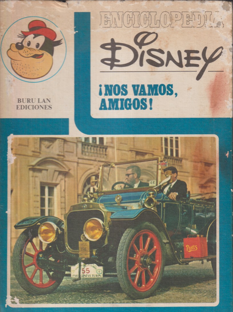 Enciclopedia Disney. ¡Nos vamos, amigos! Buru lan 1972. (27x22,5) Tapas duras, 120 páginas