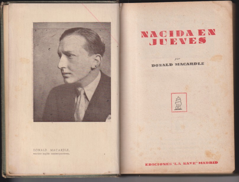 Nacida en jueves por donald macardle. Ediciones la nave