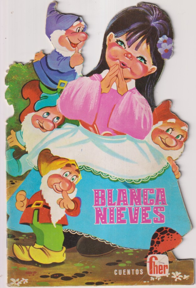 Blanca nieves. Troquelado.(24x16 cm.)   Cuentos Fher nº 1. Año 1971