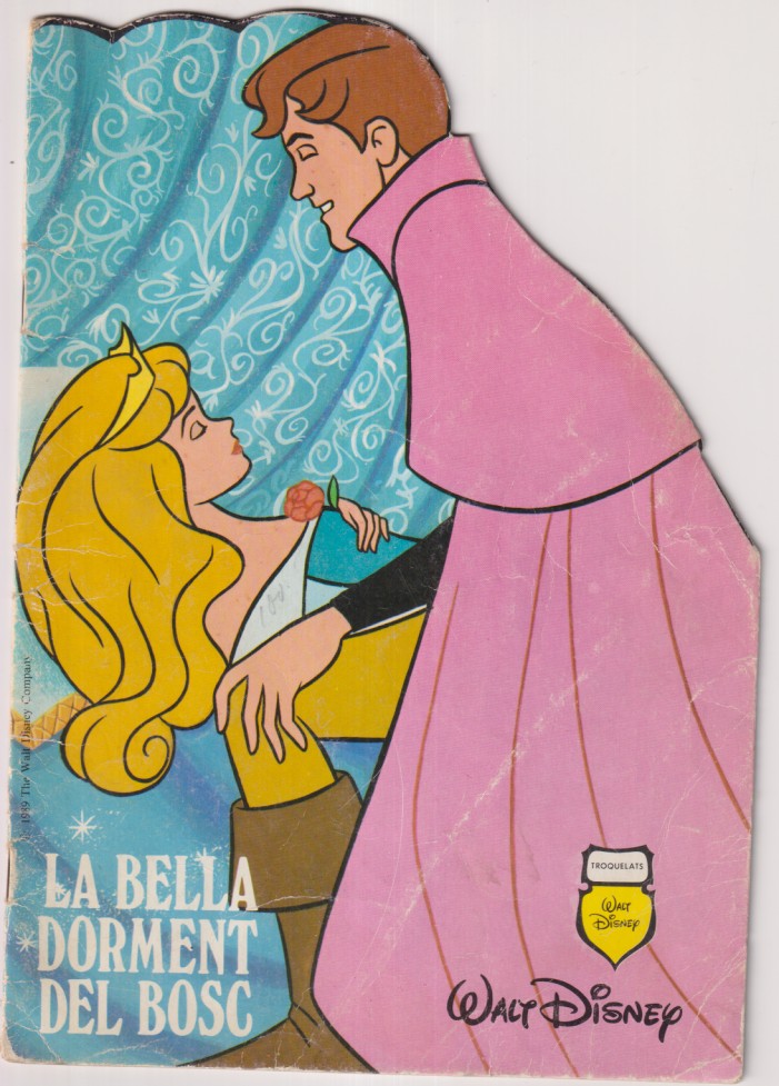 La bella dorment del bosc. Troquelat (25x17,5 cm) Contes Walt Disney nº 13. Ediciones Toray 1989