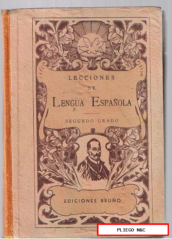Lecciones de Lengua Española. Segundo Curso. Ediciones Bruño