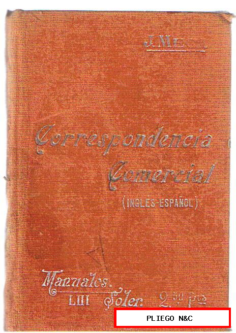 Correspondencia Comercial (Inglés-Español) Manuales Soler