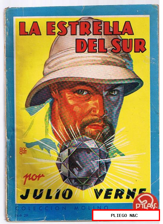 Colección Molino nº 29. La Estrella del Sur por Julio Verne