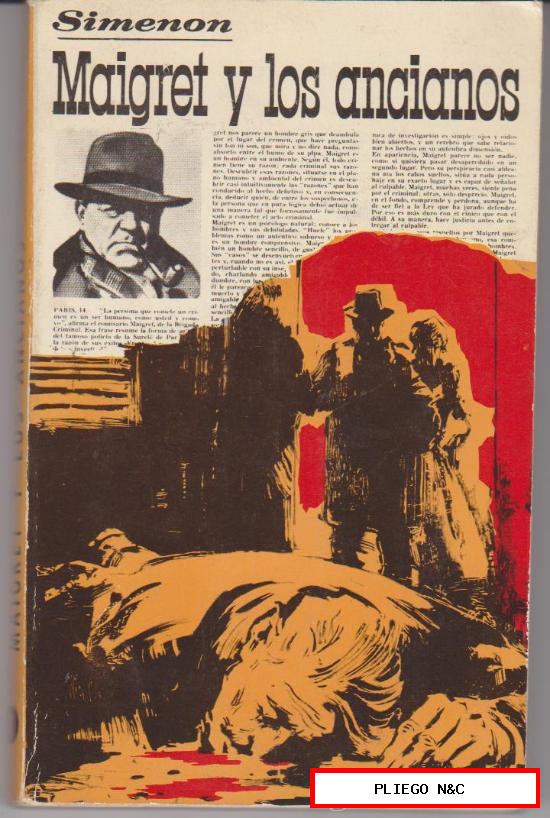 Las Novelas de Maigret nº 1. Maigret y los ancianos. Luis de Caralt 1962