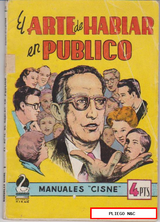 El arte de hablar en público. Manuales Cisne. Cliper 1959