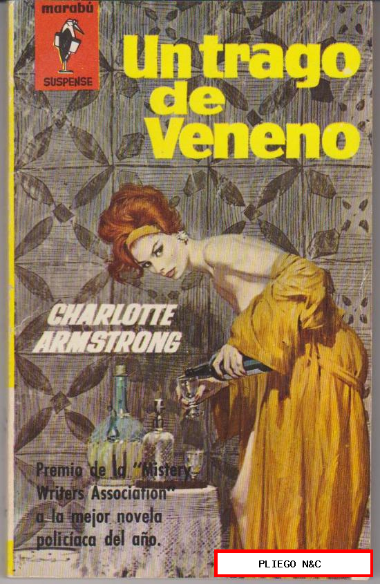 Marabú nº 94. Un trago de veneno por Charlotte Armstrong. Bruguera 1964