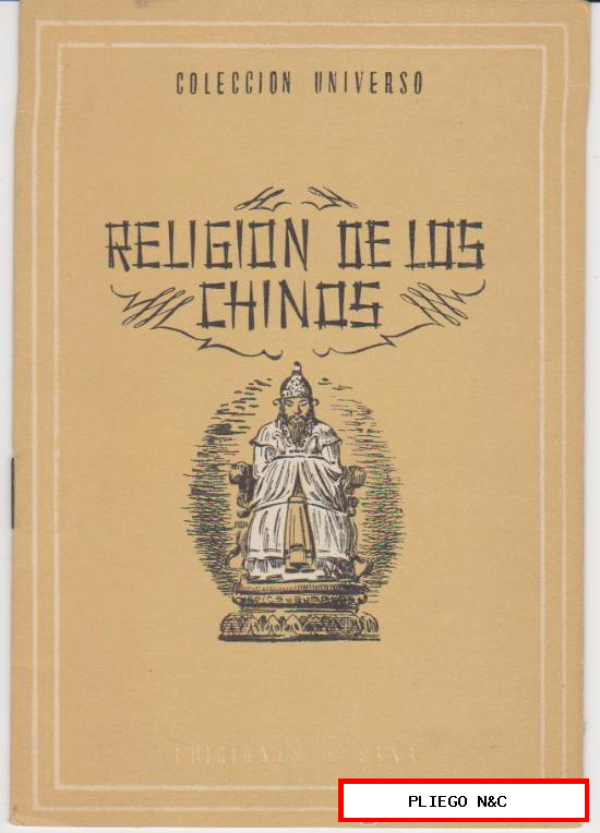 Colección Universo. La Religión de los chinos. Ediciones España