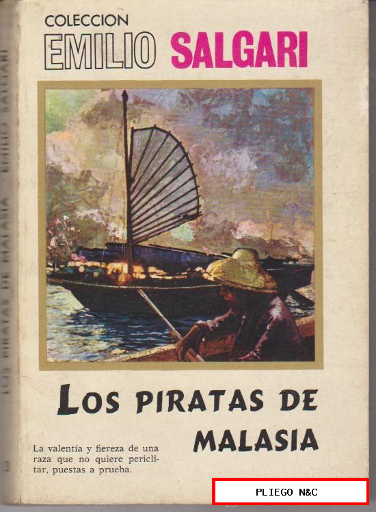 Colección Emilio Salgari nº 13. Loa Piratas de Malasia. Ediciones Rinoceronte 1966