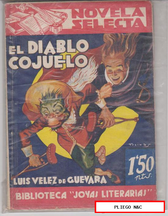 Biblioteca Joyas Literarias nº 6. El diablo cojuelo por L. Vélez de Guevara. Editorial Cliper