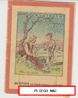 Los Pantalones viejos. (9,5x7) Publicidad de Reconstituyente Glefina
