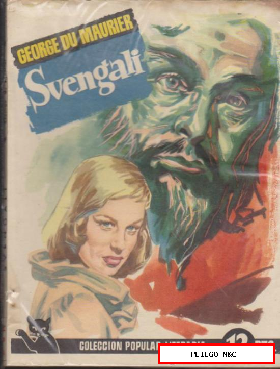 C. Popular Literaria nº 72. Svengali por George du Maurier. 1957