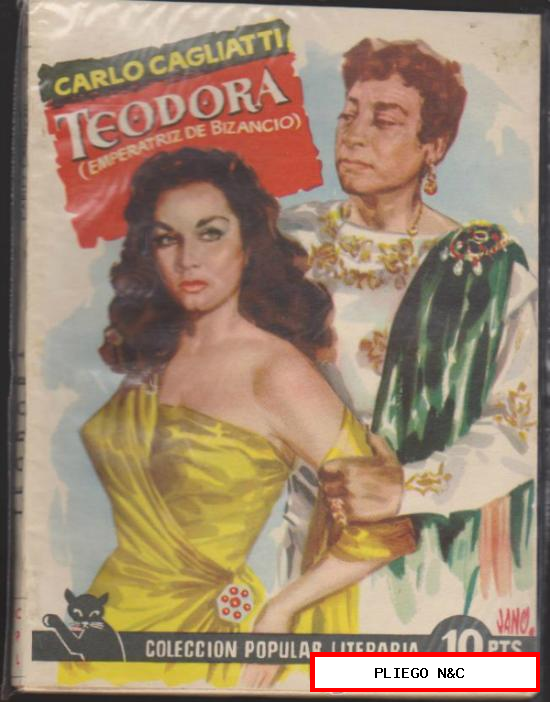 C. Popular Literaria nº 65. Teodora por Carlos Cagliatti. 1957