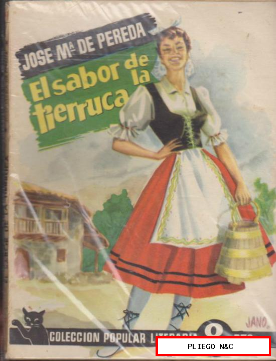 C. Popular Literaria nº 47. El Sabor de la tierruca por José Mª Pereda. 1957