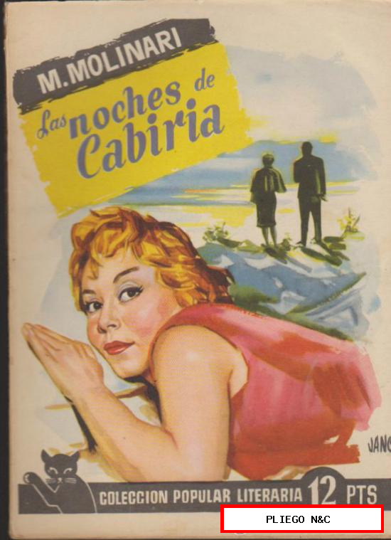 Colección Popular Literaria nº 93. Las noches de Cabiria. Año 1958