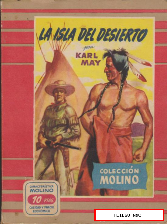 Molino nº 11. La Isla del desierto por Karl May. Molino 1953