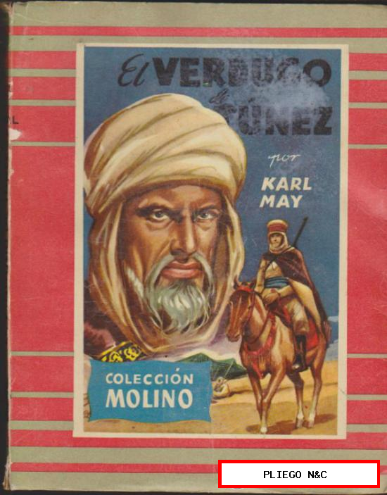 Molino nº 23. El verdugo de Túnez por Karl May. Molino 1954