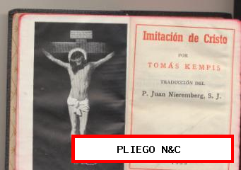 Imitación de Cristo por Tomás Kempis. Madrid 1953