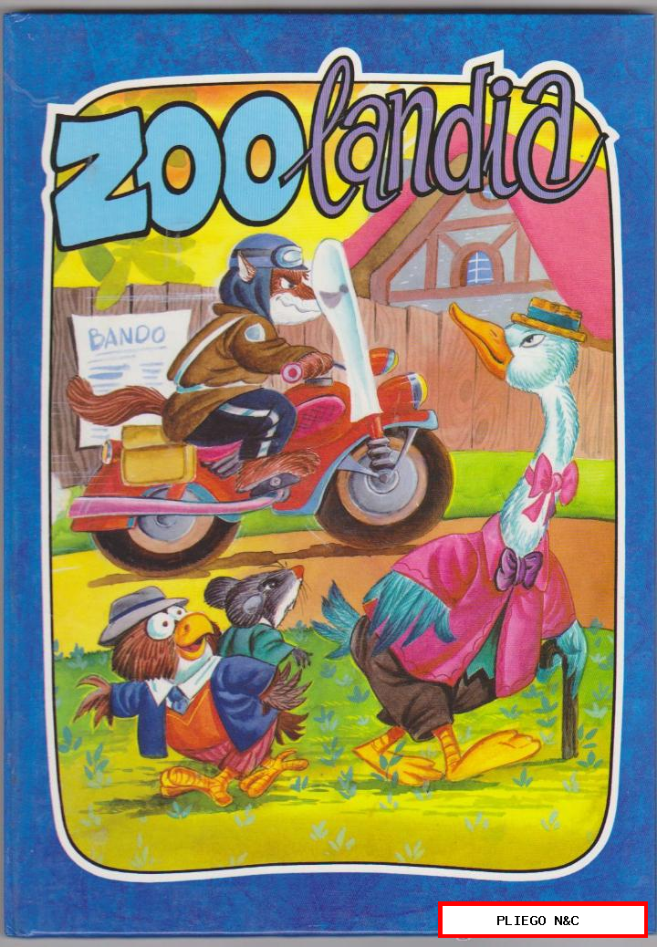 Zoolandia nº 8. Editorial Garza 1988. Tapas duras (26x18,5) 44 páginas color. SIN USAR