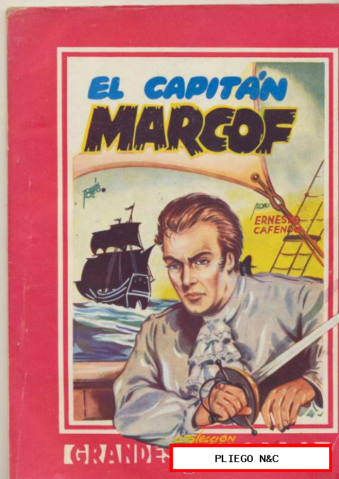 Grandes Autores nº 65. El Capitán Marcof. por E. Cafendo. Ameller 194?