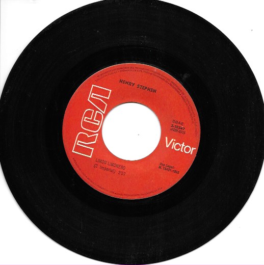 Henry Stephen. Limón limonero/Hang on sloopy. 1968 RCA. 45 RPM SP/2 títulos