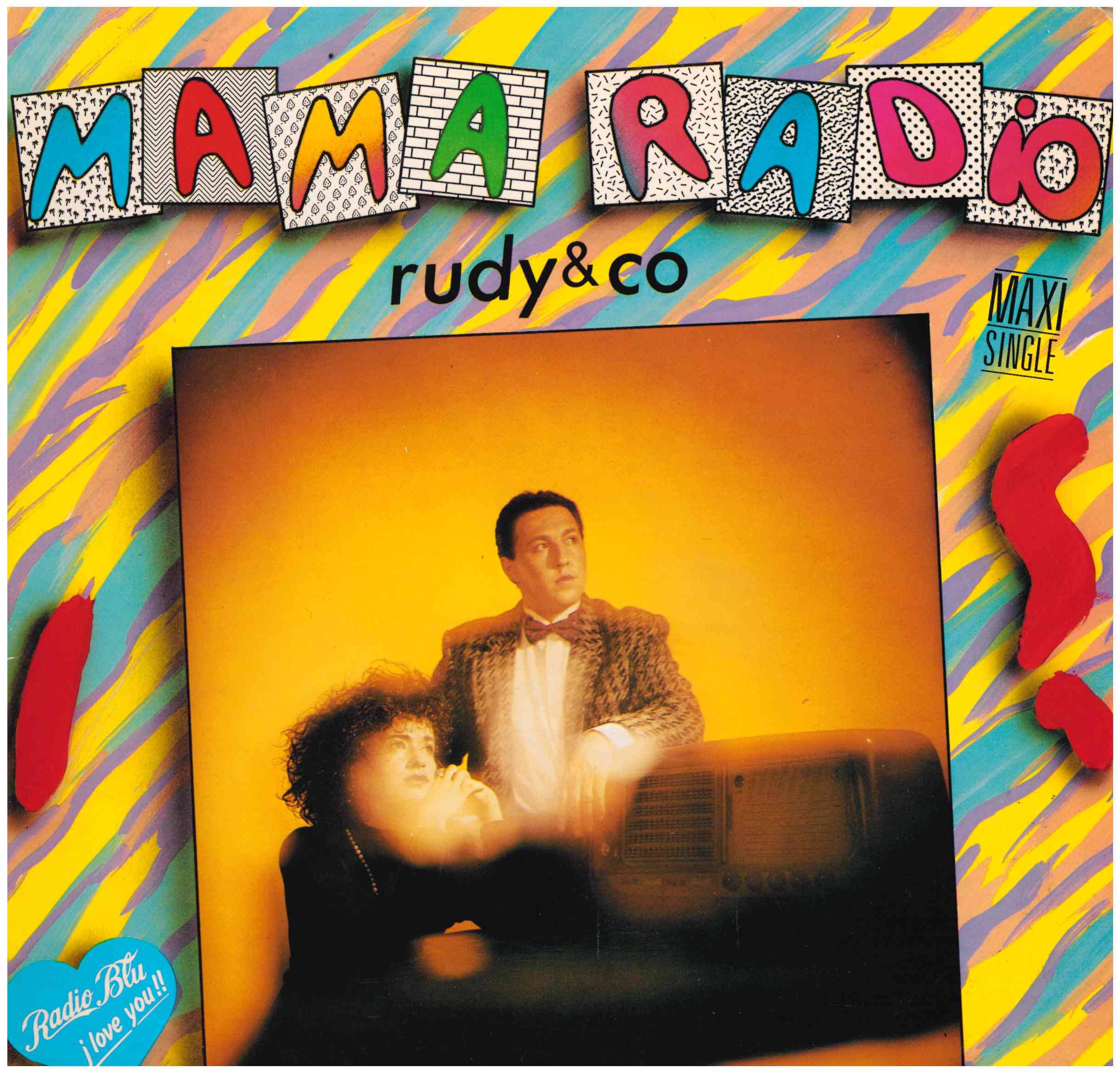 Rudy & Co. Mama Radio (Maxi Single 45 RPM) Zafiro 1986 (OOS-857)