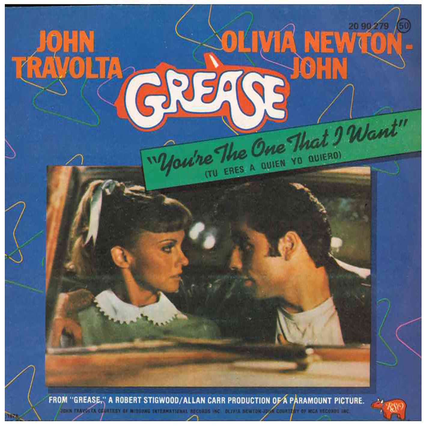 John Travolta And Olivia Newton-John – You`re The One That I Want / Alone At The Drive-In Movie (Instrumental)