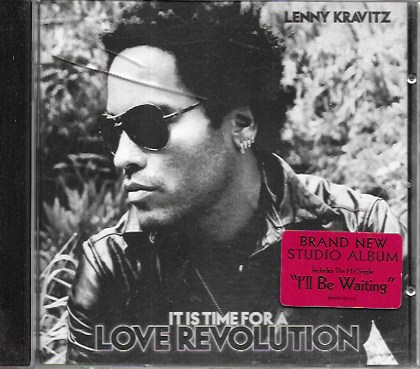 Lenny Kravitz. It is time for a love revolution. 2008 Virgin