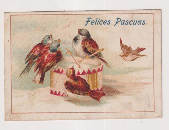 Felicitación de Navidad, Al dorso: Dedicatoria. Barcelona 25-12-1920